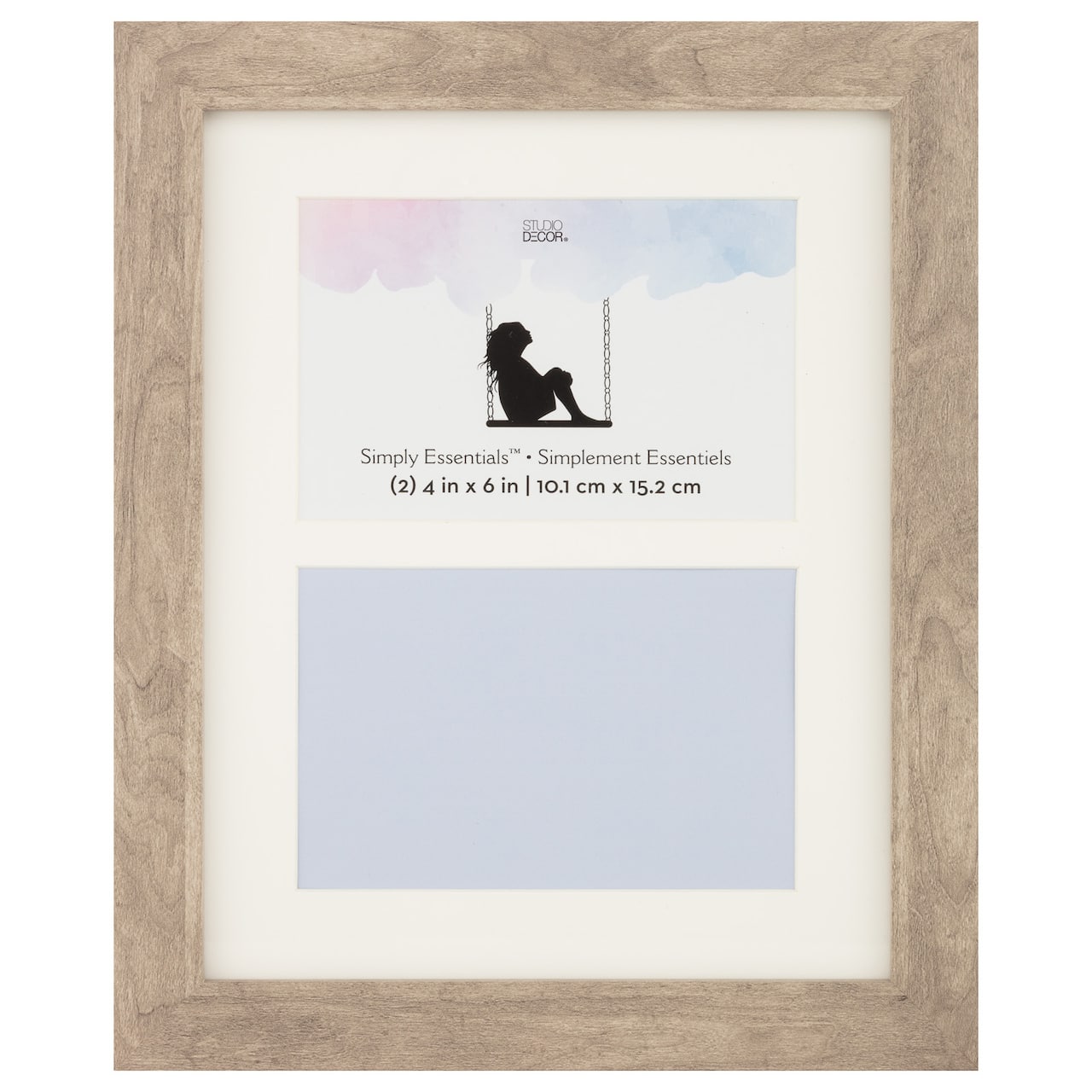 2 Opening Gray 4" x 6" Collage Frame, Simply Essentials™ by Studio Décor®